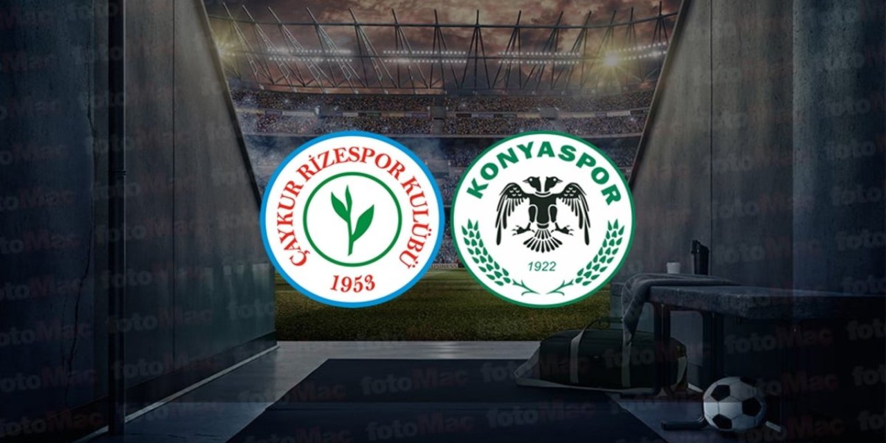 Çaykur Rizespor-Konyaspor Maç Kadroları Netleşti! Maç Nerede İzlenebilir ?